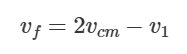 Elastic collisions, center of mass frame