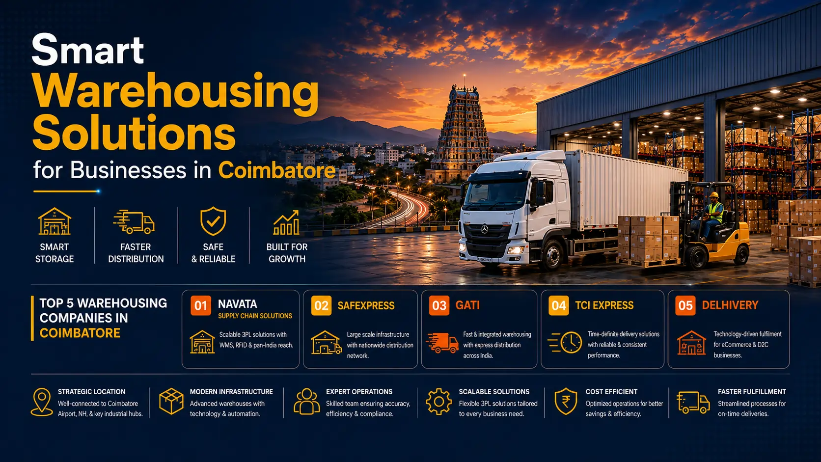 Top Warehousing Companies in Coimbatore